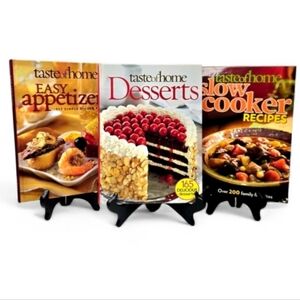 Taste Of Home, Set of Three Cookbooks. Hardback.